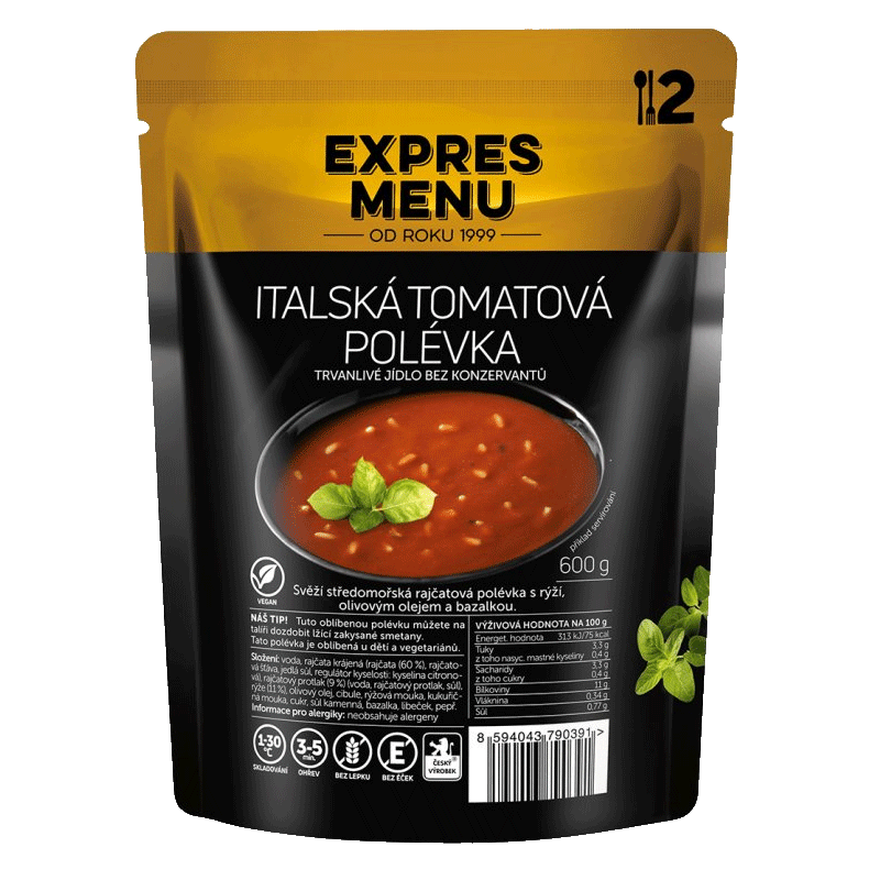 Expres menu Italská tomatová polévka  600 Gramů