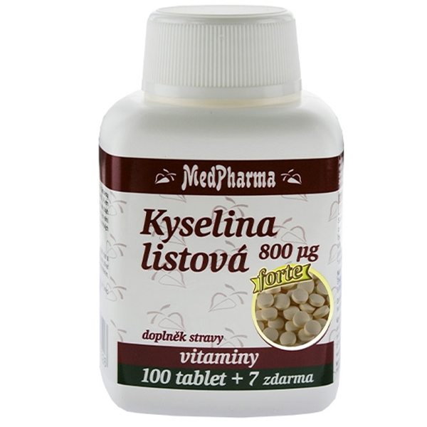 MedPharma Kyselina listová forte  107 Tablet