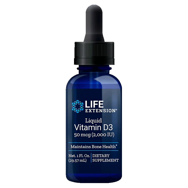 Life Extension Liquid Vitamin D3 2000IU  29,57ml