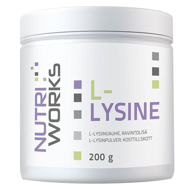 NutriWorks L-Lysine Bez příchutě 200 Gramů