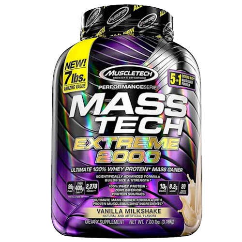 Muscletech Mass-Tech Extreme 2000 Vanilka 3180 Gramů