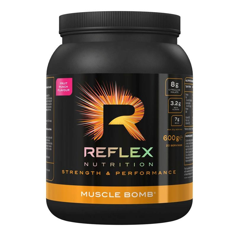 Reflex Nutrition Muscle Bomb Višeň 600 Gramů