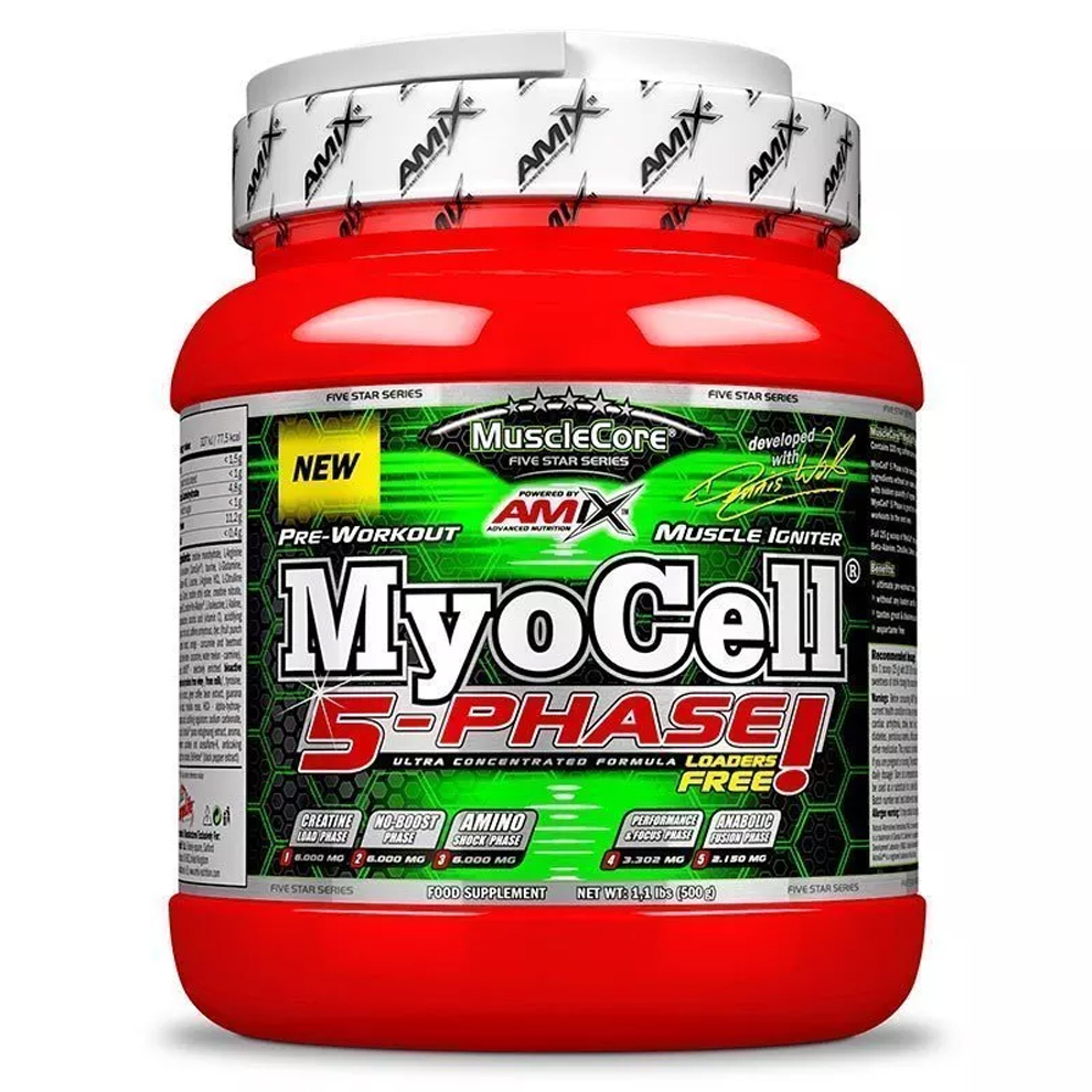 Amix Nutrition MyoCell 5 Phase Ovocný punč 500 Gramů