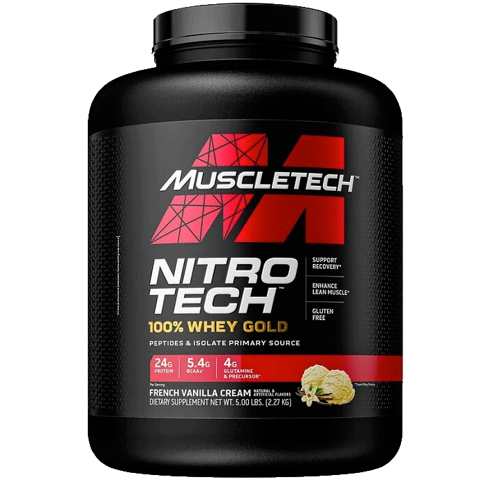 Muscletech Nitro-Tech 100% Whey GOLD Cookies cream 2510 Gramů