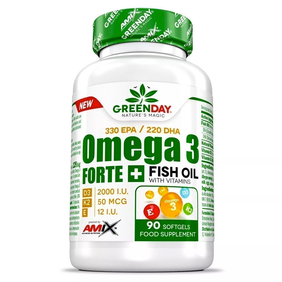 Amix Nutrition Omega3 FORTE+  90 Kapslí