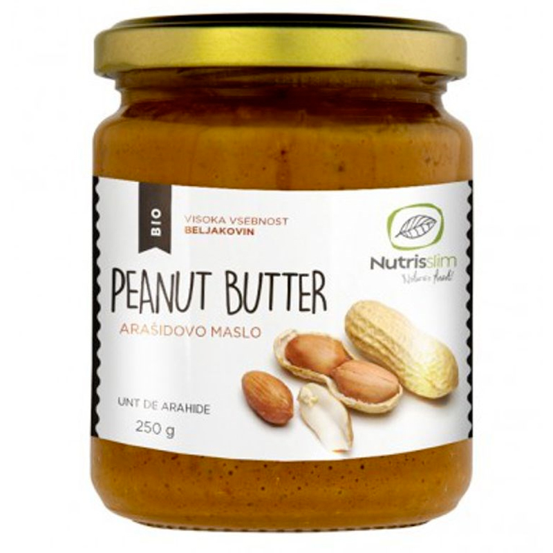 Nutrisslim Peanut Butter BIO Vanilka, Banán 350 Gramů