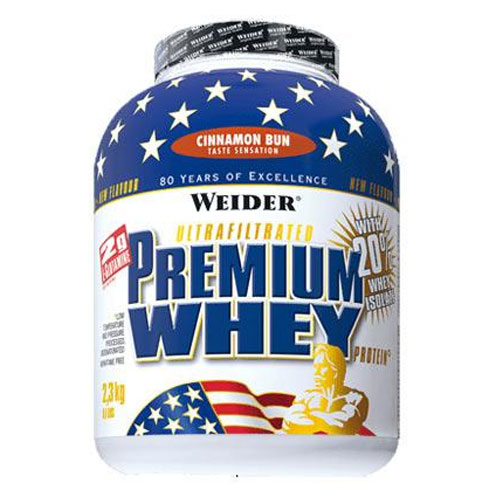 Weider Premium Whey Protein Čokoláda, Nugát 2300 Gramů