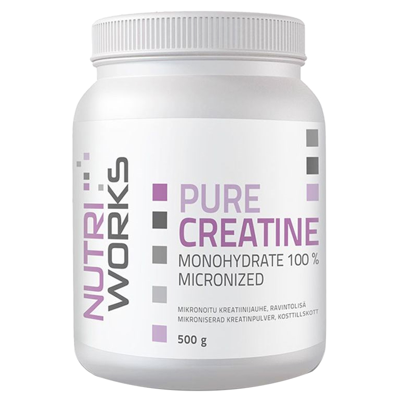 NutriWorks Pure Creatine Monohydrate Bez příchutě 500 Gramů
