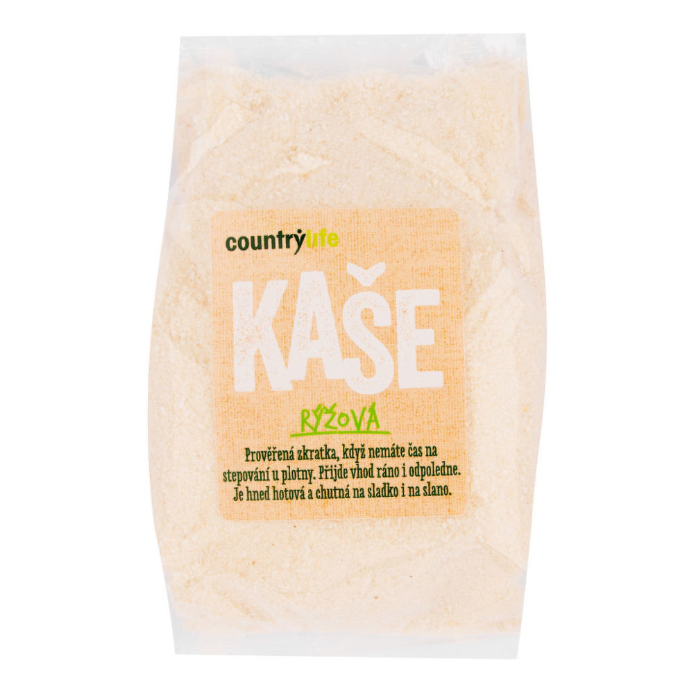 Country Life Kaše rýžová Bez příchutě 300 Gramů