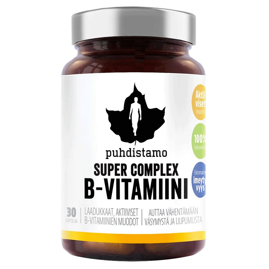 Puhdistamo Super Vitamin B Complex  30 Kapslí