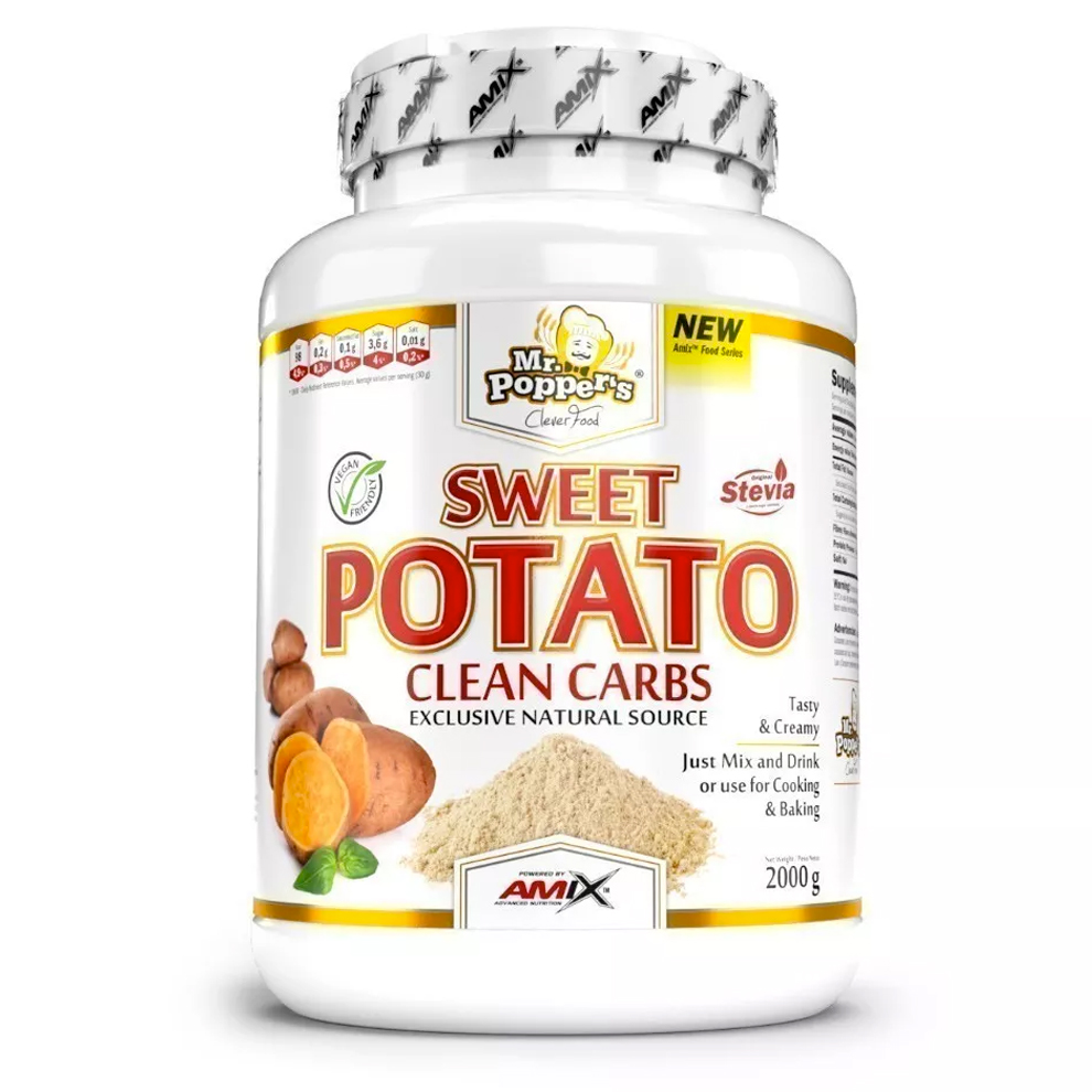 Amix Nutrition Sweet Potato Clean Carbs Arašídové máslo 2000 Gramů