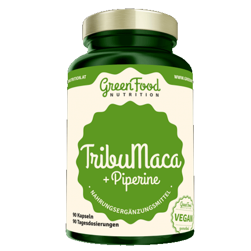 GreenFood Nutrition TribuMaca + Piperine  90 Kapslí