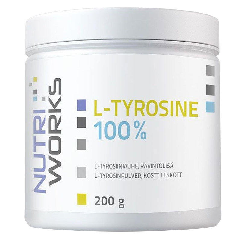 NutriWorks L-Tyrosine Bez příchutě 200 Gramů