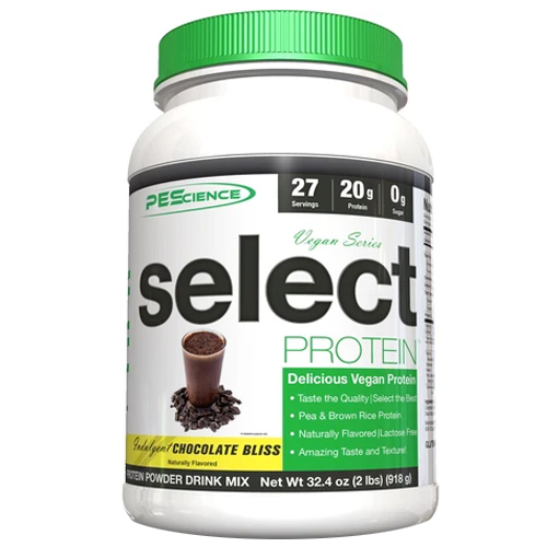 PEScience Vegan Select protein Chocolate Bliss 918 Gramů