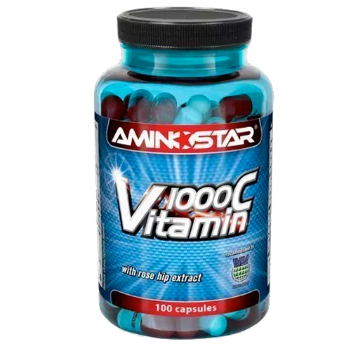 Aminostar Vitamin C 1000 s extraktem šípku  100 Kapslí