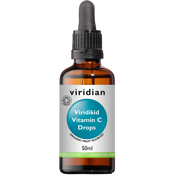 Viridian Viridikid Vitamin C drops Organic  50ml