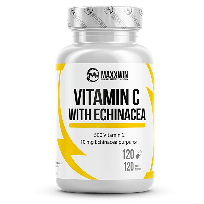 MaxxWin Vitamin C 500 + Echinacea  120 Kapslí