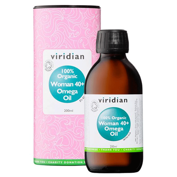 Viridian Woman 40+ Omega Oil Organic  200ml