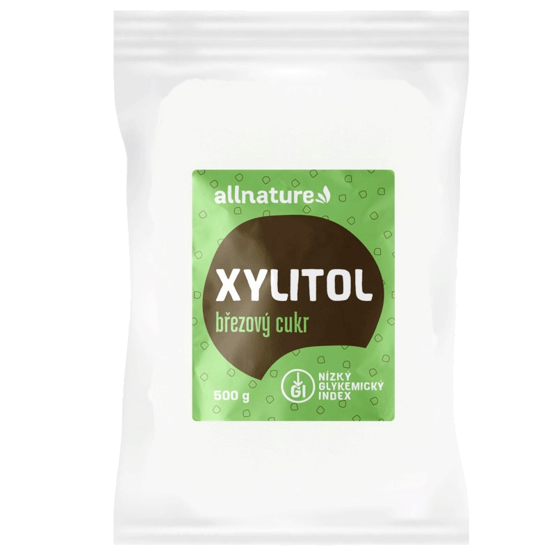 Allnature Xylitol - březový cukr  500 Gramů