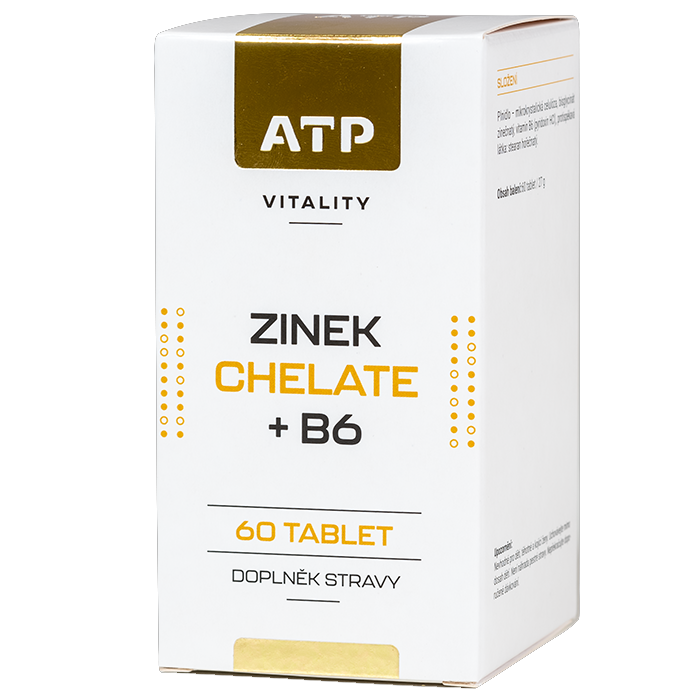 ATP Zinek Chelate + B6  60 Tablet